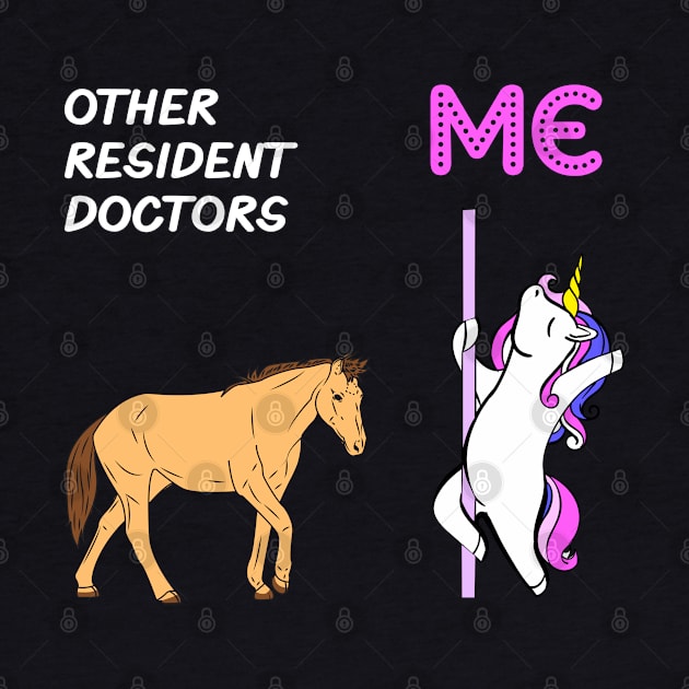 Resident Doctor - Unicorn & Horse Design by best-vibes-only